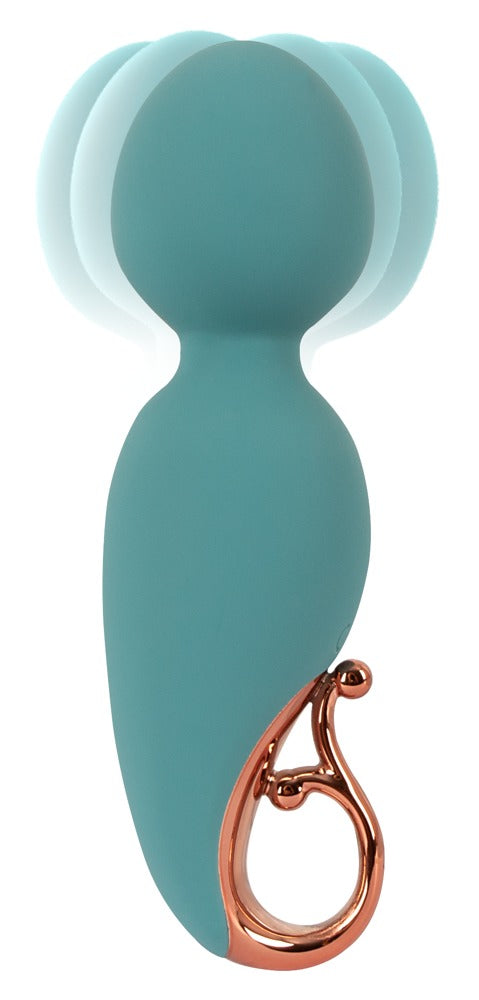You2Toys Vibrator met fluweelzachte massagekop - Turquoise