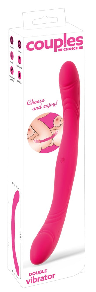Couples Choice Dubbel vibrator - Roze