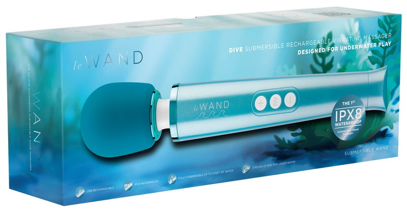 le Wand Trilkussen waterproof met 20 vibratiestanden - Blauw