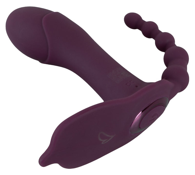 beau coeur cœur ARIVA slip vibrator - Paars