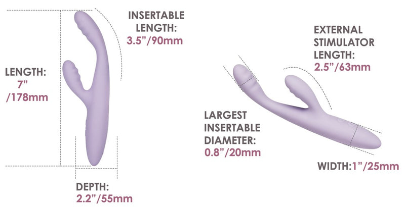 SVAKOM Cici+ 2 vibrator Konijn vibrator - Paars