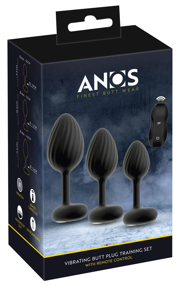 ANOS Buttplug set - Zwart