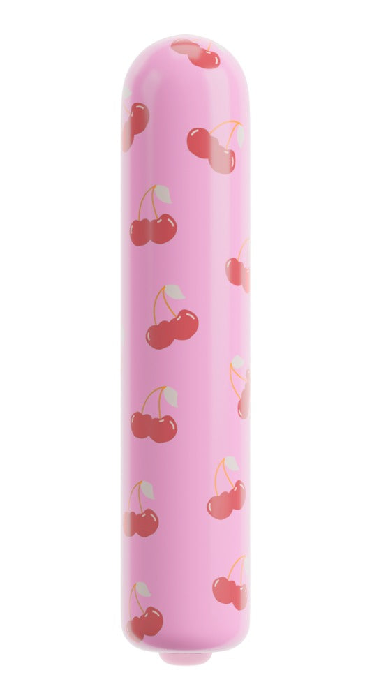 beau coeur Mini vibrator met kersenontwerp - Roze