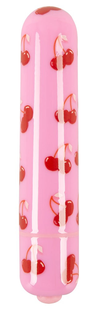 beau coeur Mini vibrator met kersenontwerp - Roze
