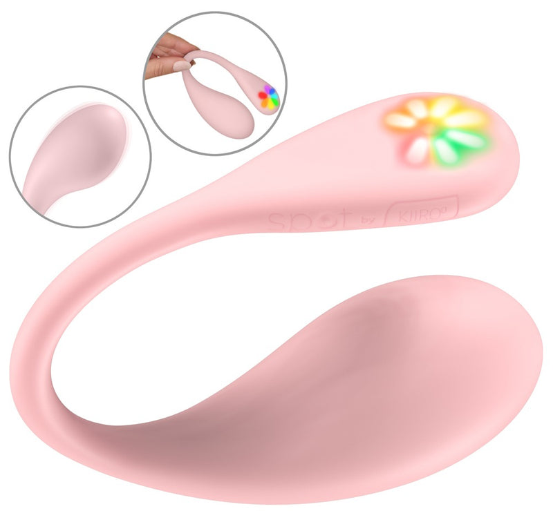 Kiiroo Trilplezier met LED-spotlightshow - Roze