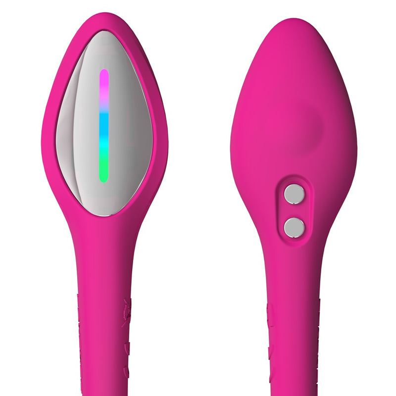Lovense G-spot vibrator met lichtshow en Bluetooth - Roze