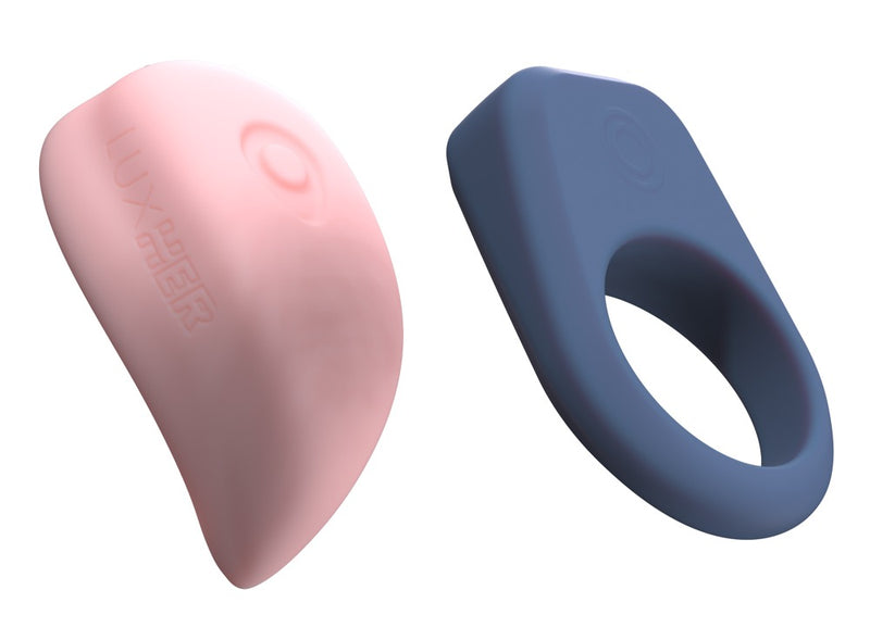 Luxus Magnetische koppelvibrator set met clitoris stimulatie - Roze