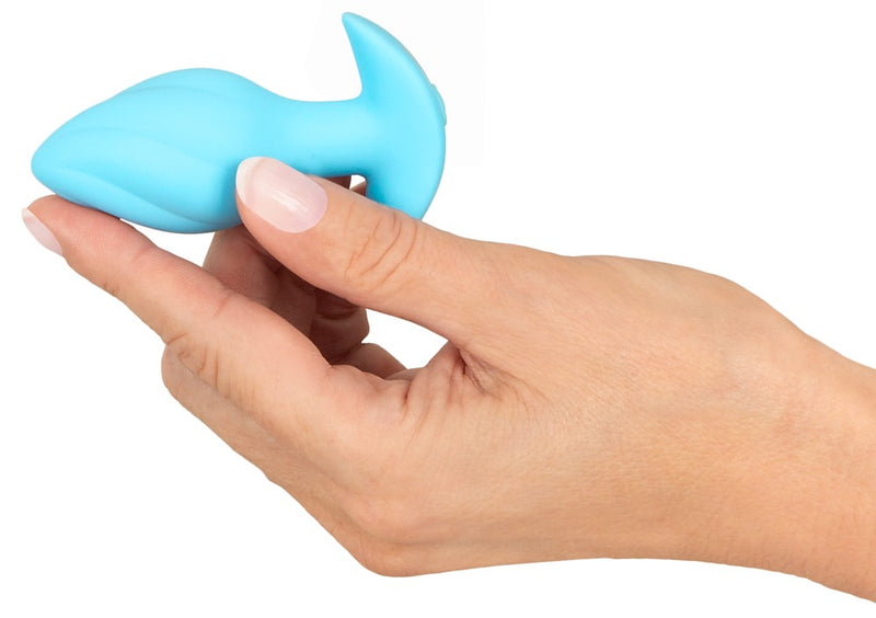 Cuties Vibrerende mini butt plug - Blauw