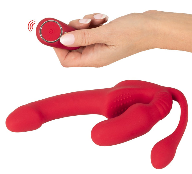 Strapless Strap-On Teaser trio - Rood