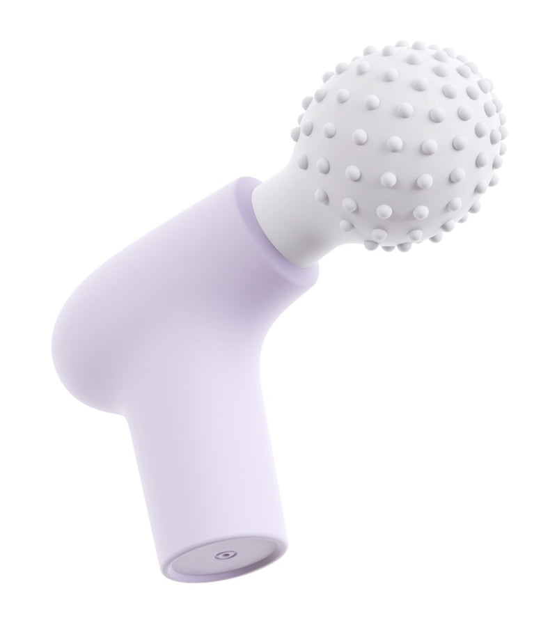 beau coeur Trilkussen compact met stippen - Paars