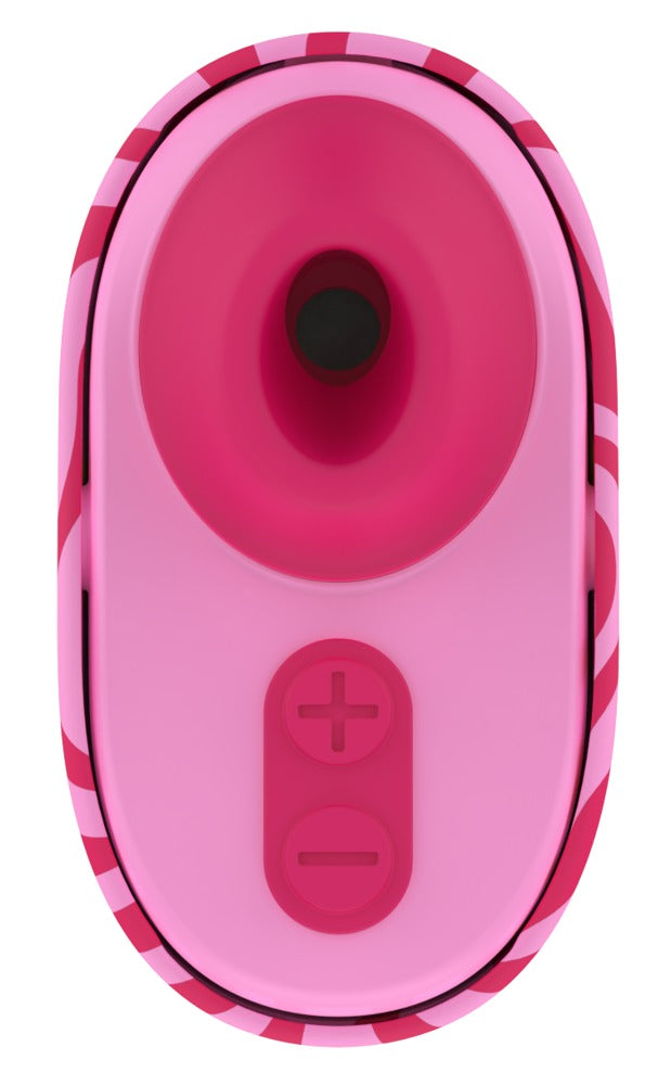 ROMP Clitorisstimulator compact met luchttrillingen - Roze