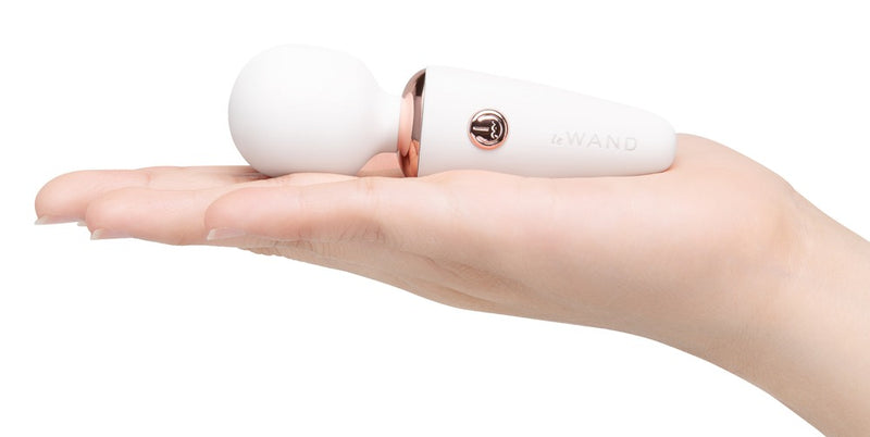 le Wand Mini vibrator - Wit