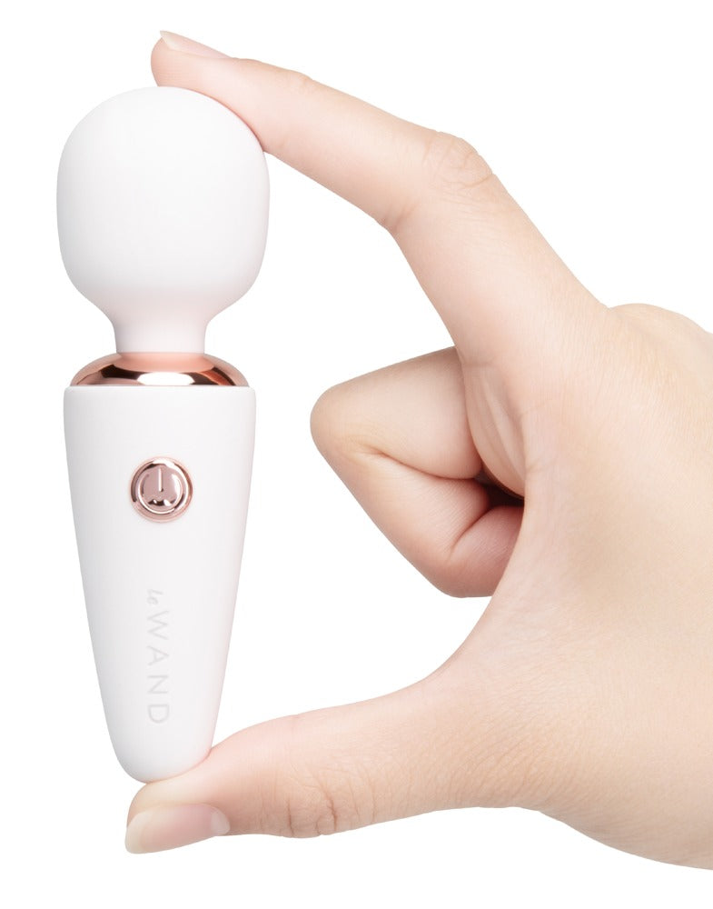 le Wand Mini vibrator - Wit