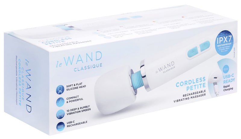 le Wand Classique Cordless Petite vibrator - Wit