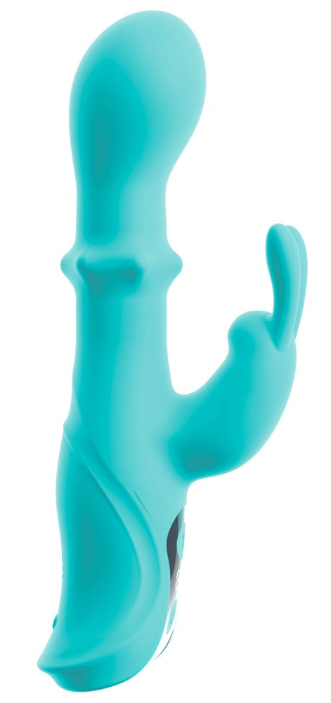 beau coeur beau cœur Schuifring konijn vibrator - Turquoise