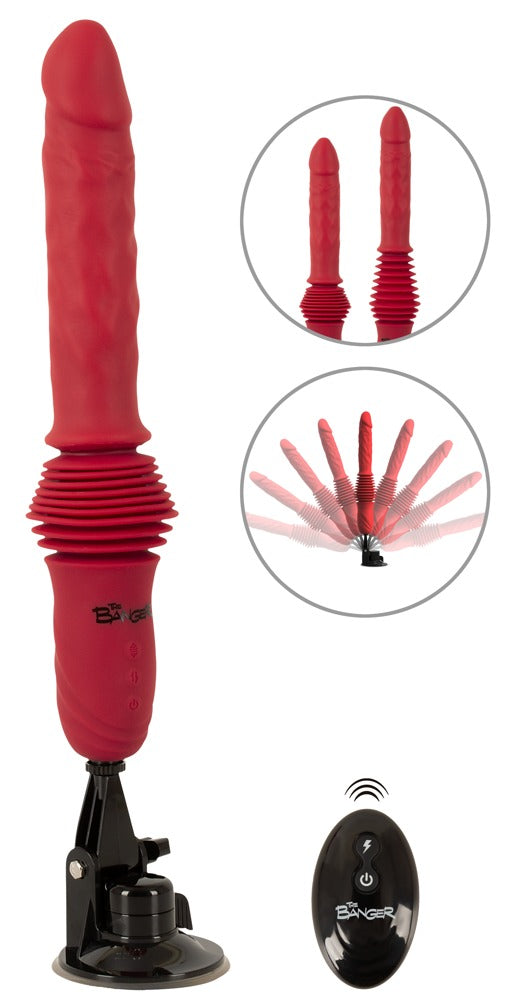 The Banger RC Double Thrusting Fucking Machine - Rood
