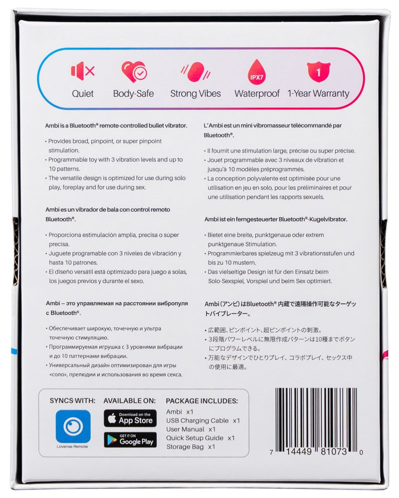 Lovense Vibrator - Roze