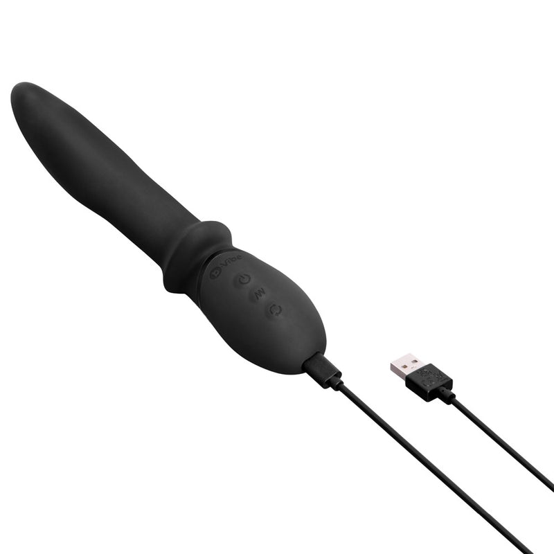 b-Vibe Rimming P-Spot Vibe anale vibrator - Zwart