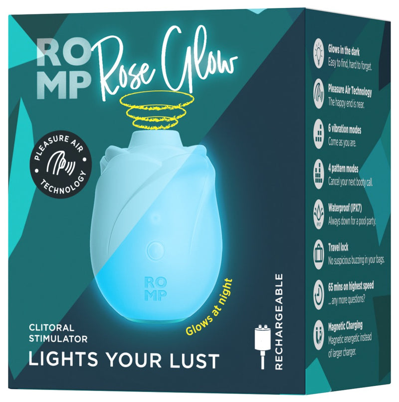 ROMP Rose Glow vibrator - Blauw