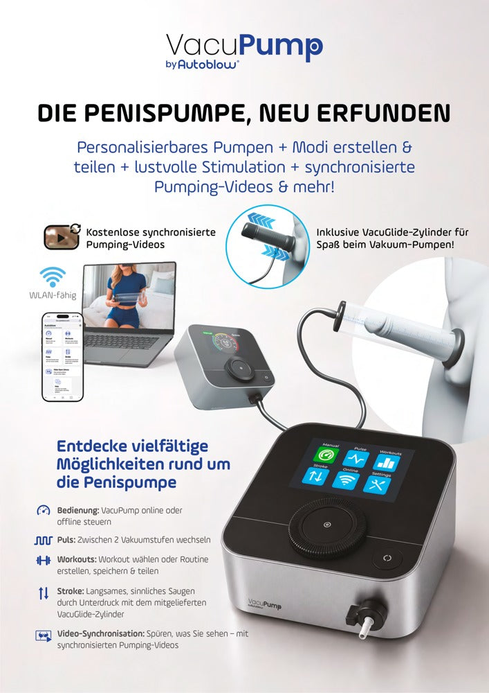 Autoblow elektronische penispomp VacuPump - Zilver