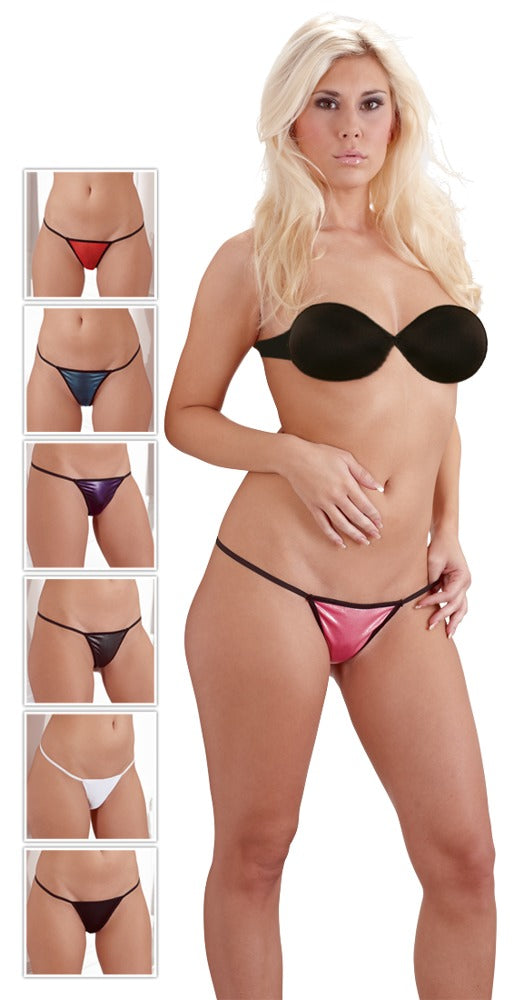 7-delige snarenset - Koord, polyamide, spandex - IntimateRed
