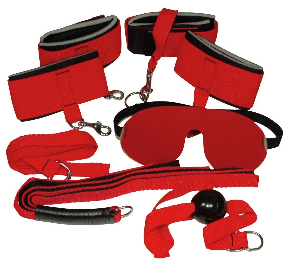 Bondage starters set rood