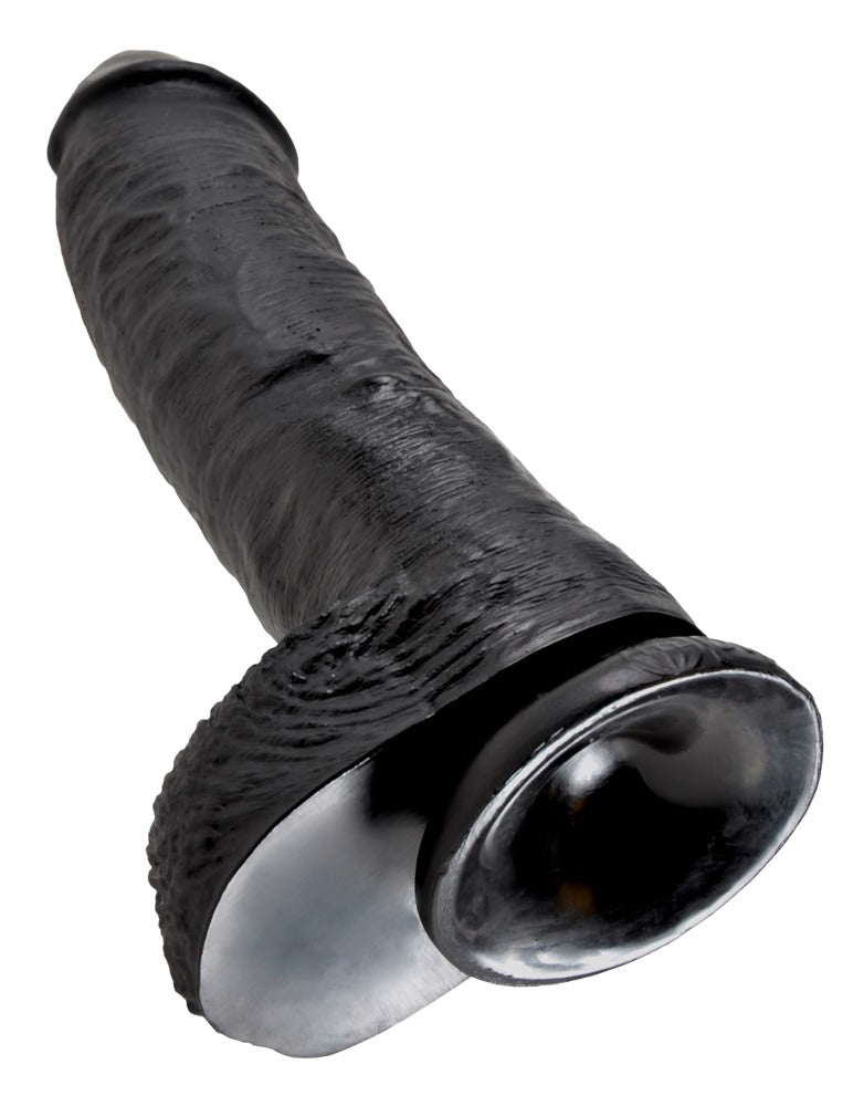 10" Dildo met Ballen