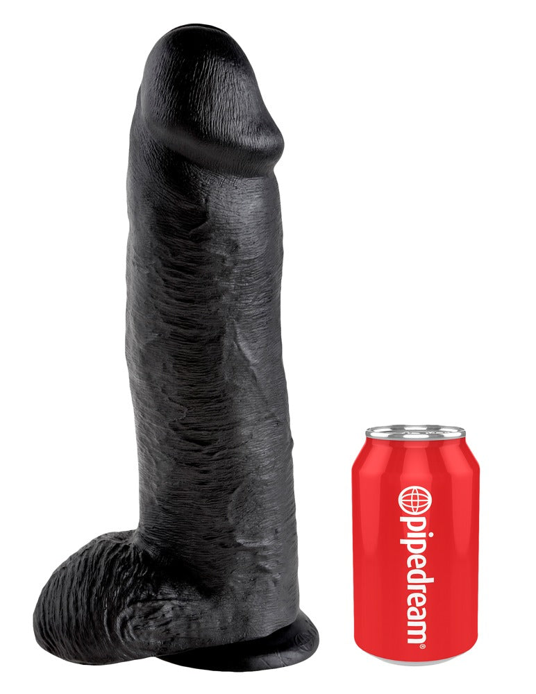 12" Dildo met Ballen