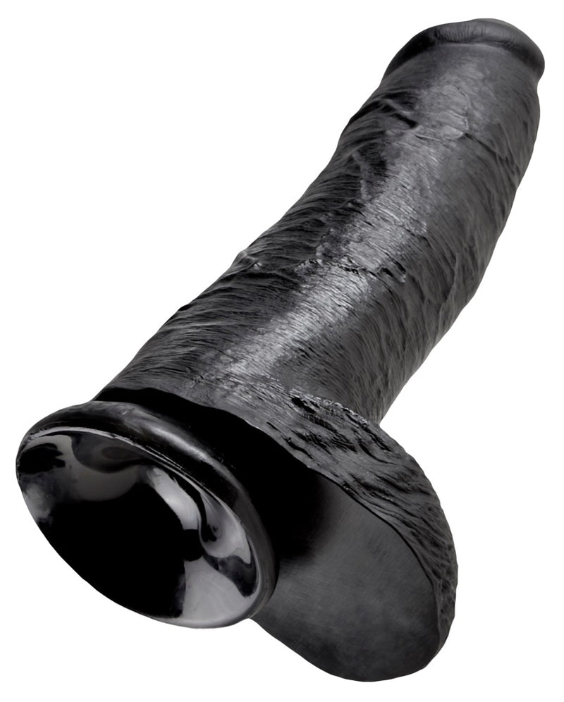 12" Dildo met Ballen