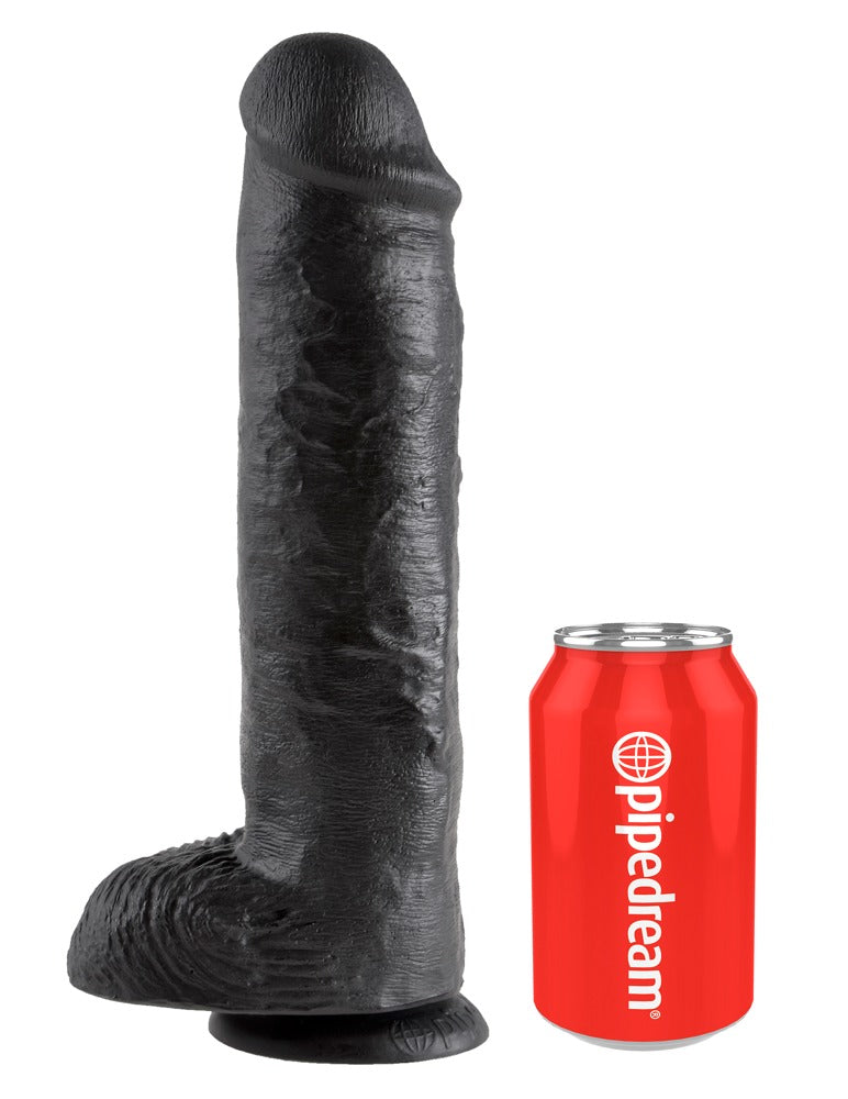 11" Dildo met Ballen