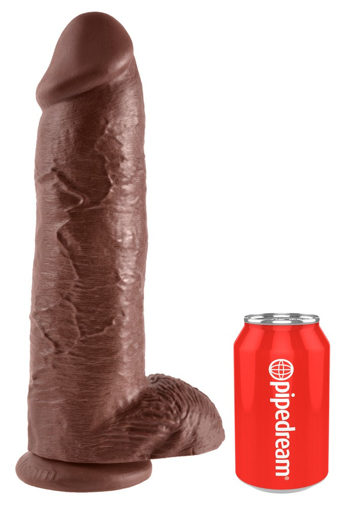 12" Dildo met Ballen