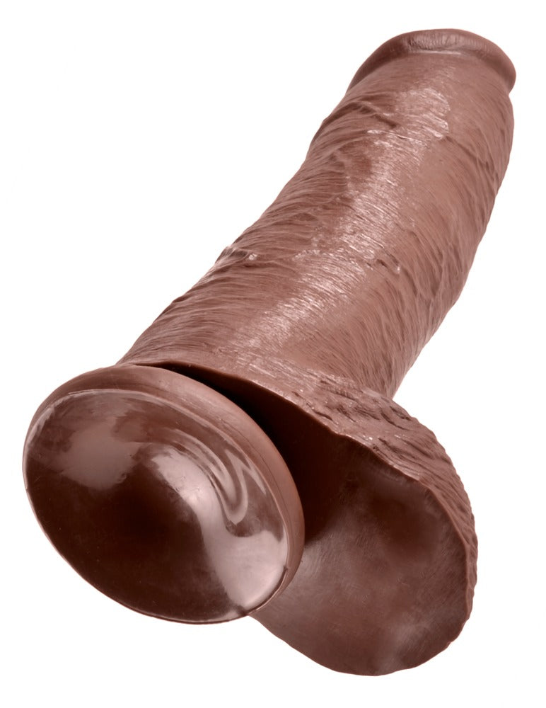 12" Dildo met Ballen
