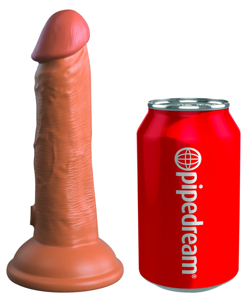 6" Vibrerende + Dubbele Dichtheid Silicone Cock