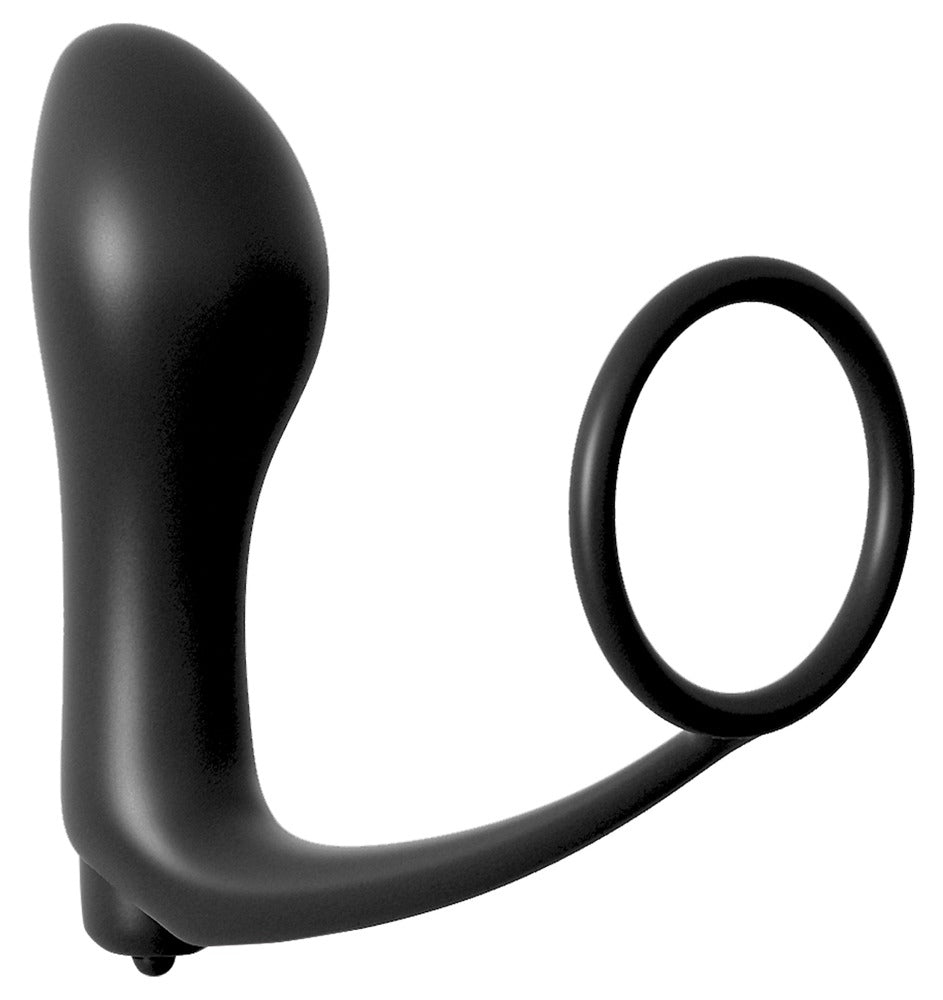 Ass-Gasm Cockring Vibrerende Plug