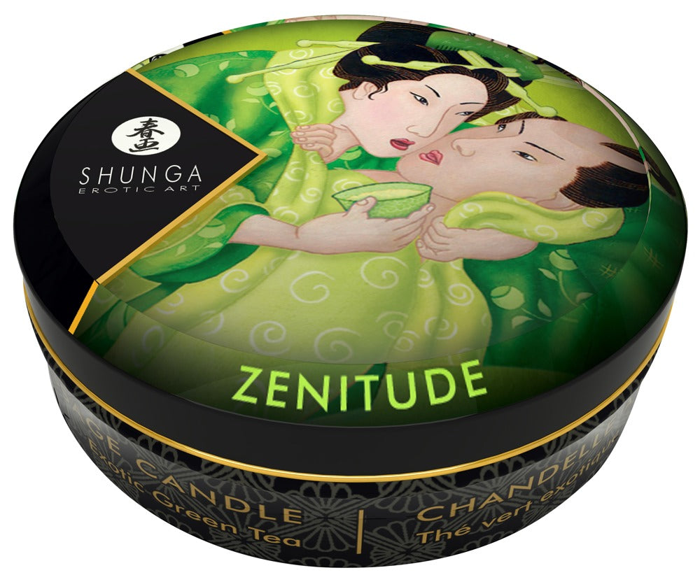 Shunga Mini Candle GreenTea 30