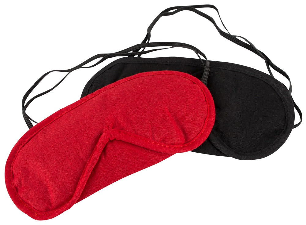 Blinddoek Set 2 rood/zwart