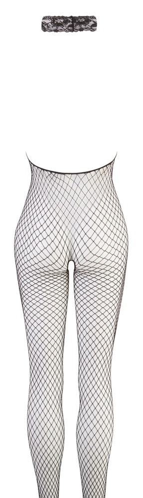 NO:XQSE visnet catsuit met open kruis - Zwart - NO:XQSE - SKU: 2311500000