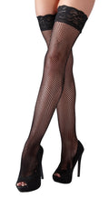 Cottelli LEGWEAR Stockings met silicone top - Zwart