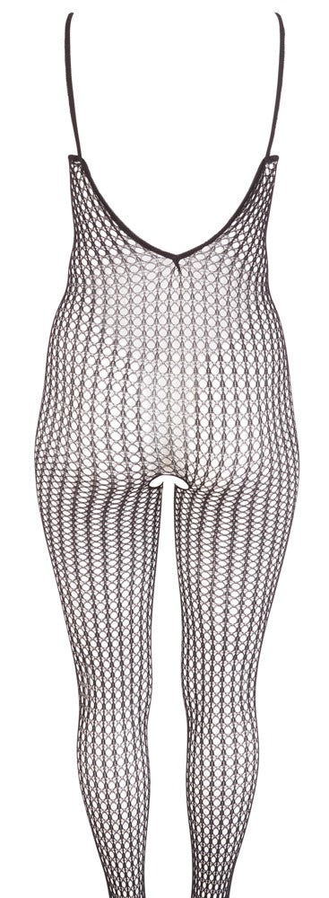 NO:XQSE transparant catsuit met open kruis - Zwart - NO:XQSE - SKU: 2313630000