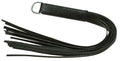 ZADO Flogger met splitleer handvat - Zwart