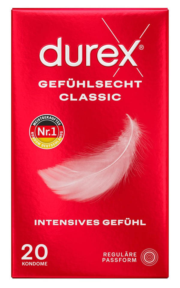 Durex Gefühlsecht Classic condoom - Transparant - Durex - SKU: 4108960000