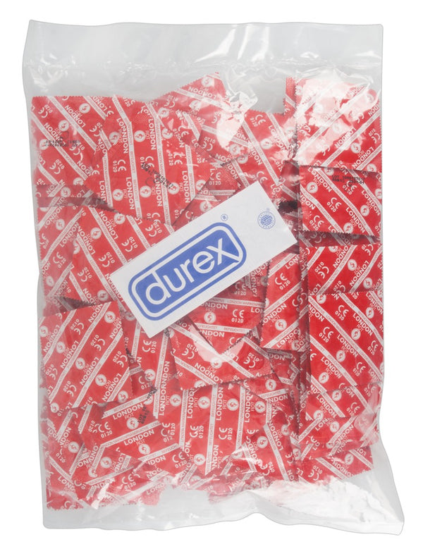 London Aardbeiensmaak condooms - Rood - London - SKU: 4109260000