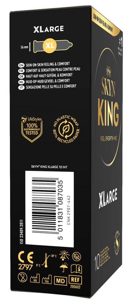 SKYN King Size condooms extra groot - Transparant