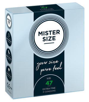 Mister Size 47 mm condoom - Transparant