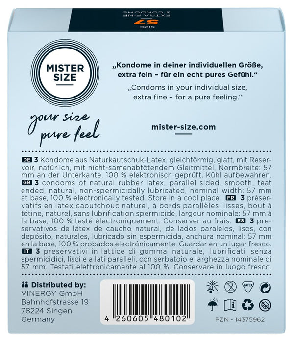 Maat 57 mm - Mister Size - SKU: 4137470000