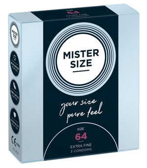 Mister Size 64 mm condoom - Transparant