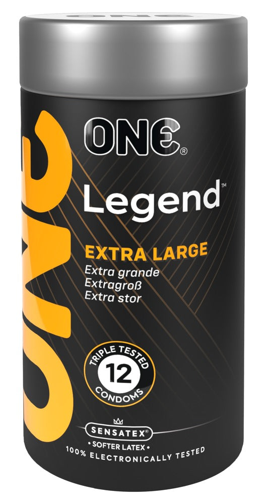 ONE Condoom extra groot met uitlopende tip - Transparant