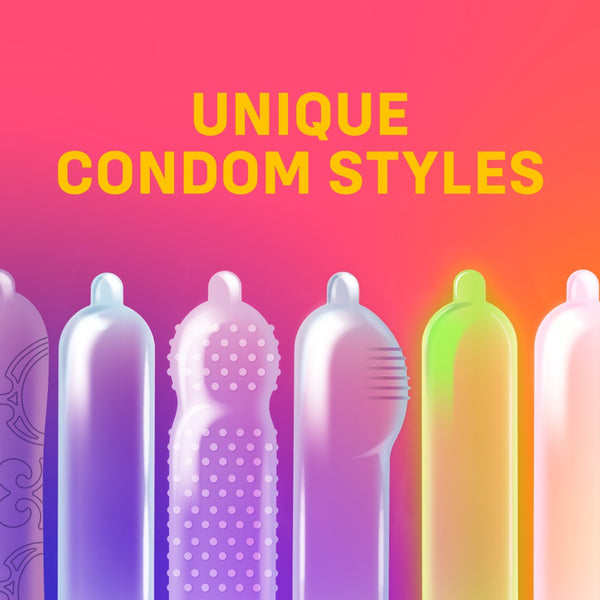 ONE Mixed Pleasures condoomset - Transparant - ONE - SKU: 4168350000