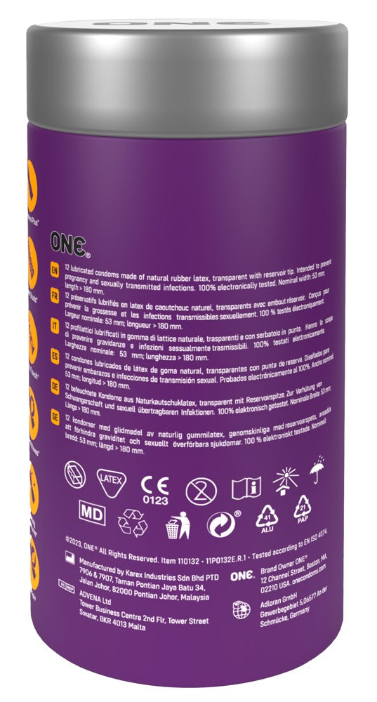 ONE Mixed Pleasures condoomset - Transparant - ONE - SKU: 4168350000