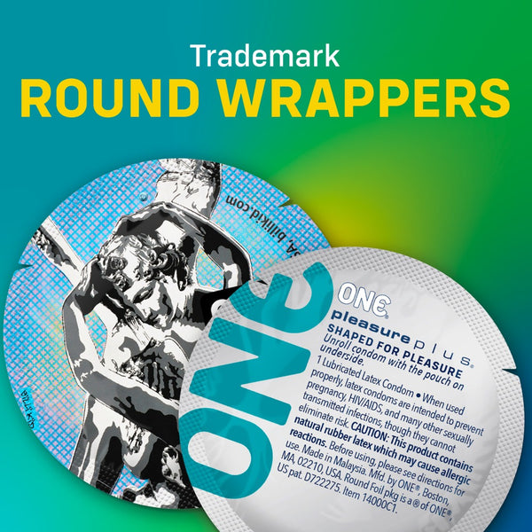 ONE Pleasure Plus condoom - Transparant - ONE - SKU: 4168430000